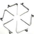 8mm single-head stainless steel V-type spring clip for telescoping poles 10-pack