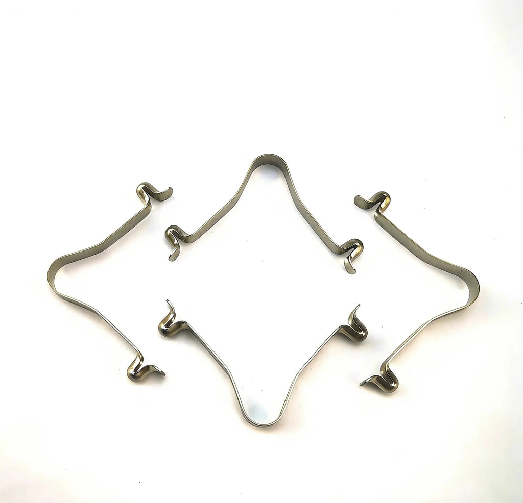 8mm Double Pin Spring Clip - three styles