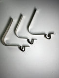 Custom Spring Latch Catch Clip - side view, three pieces