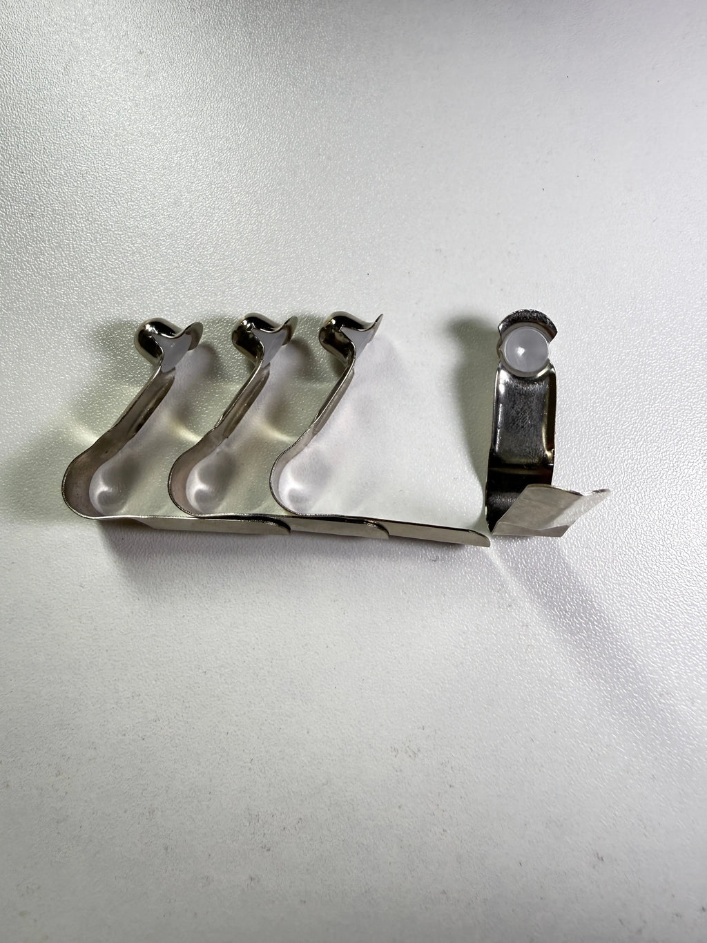 8mm Bell Head Solid Button Spring Clip - group detail, bumper visible